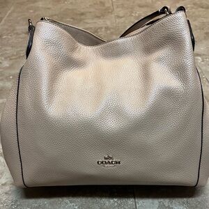 Coach Cream Leather Women's Bag